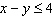 Graph the linear inequality.   A)    B)    C)    D)    E)   