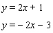 Solve the system of linear equations by graphing.   A)    B)    C)    D)    E)   