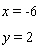 Solve the system of linear equations by graphing.   A)    B)    C)    D)    E)   