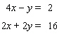 Solve the system by eliminating the   variable.   A)    B)    C)    D) The lines are parallel.   E) The lines coincide.