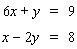 Solve the system by solving one of the equations for   or   and then use the substitution method.   If the lines coincide, answer dependent . If the lines are parallel, answer no solution . A)    B)    C)    D) dependent E) no solution