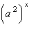 Write the expression with a single exponent. (Assume all variables are positive numbers.)  
