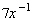 Write the expression with a positive exponent, and then simplify, when possible.   A)    B)    C)    D)    E)   