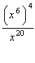 Simplify the expression. An answer with exponents should contain positive exponents only.   A)    B)    C)    D)    E)   
