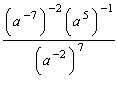 Simplify the expression. An answer with exponents should contain positive exponents only.   A)    B)    C)    D)    E)   