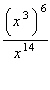Simplify the expression. An answer with exponents should contain positive exponents only.  