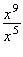 Use the property   to simplify the expression. If needed, write your answer with positive exponents only.  