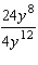 Divide. Write the answer with positive exponents only.   A)    B)    C)    D)    E)   