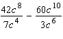 Simplify.   A)    B)    C)    D)    E)   