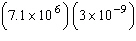 Find the product. Write your answer in scientific notation.   A)    B)    C)    D)    E)   
