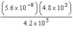 Simplify the expression, and write your answer in scientific notation.   A)    B)    C)    D)    E)   