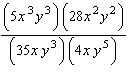 Simplify. Write the answer with positive exponents only.   A)    B)    C)    D)    E)   