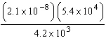 Simplify the expression, and write your answer in scientific notation.  