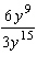Divide. Write the answer with positive exponents only.  