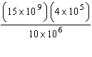 Simplify the expression, and write your answer in scientific notation.  