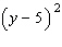 Find the value of the polynomial   when y is 8. A)    B)    C)    D)    E)   