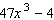Identify the polynomial as a trinomial, binomial, or monomial, and give the degree.   A) Binomial, 5 B) Binomial, 3 C) Trinomial, 3 D) Trinomial, 5 E) Monomial, 3