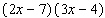 Multiply binomials using the COLUMN method.   A)    B)    C)    D)    E)   