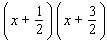 Multiply binomials using the FOIL method.   A)    B)    C)    D)    E)   