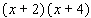 Multiply binomials using the FOIL method.  