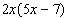 Multiply by applying the distributive property.  