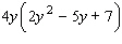 Multiply by applying the distributive property.  