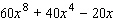 Divide the polynomial by   .   A)    B)    C)    D)    E)   