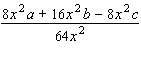 Perform the division (find the quotient) .   A)    B)    C)    D)    E)   