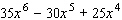 Divide the polynomial by   .   A)    B)    C)    D)    E)   