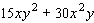 Divide the polynomial by   .  