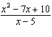 Divide.   A)    B)    C)    D)    E)   