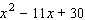 Factor the trinomial.   A)    B)    C)    D)    E)   