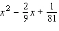 Factor the trinomial.  