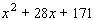 If one of the factors of   is   what is the other factor?