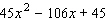 Factor the trinomial.  