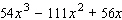 Factor the expression completely. Look first for the greatest common factor.  