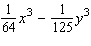 Factor the expression as the sum or difference of two cubes.   A)    B)    C)    D)    E)   