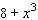 Factor the expression as the sum or difference of two cubes.  