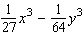 Factor the expression as the sum or difference of two cubes.  