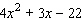 Factor the polynomial completely; that is, once you are finished factoring, none of the factors you obtain should be factorable. If the polynomial is prime , so indicate.  
