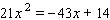 Solve the equation.   A)    B)    C)    D)    E)   