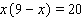 Solve the equation.  