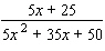 Reduce the following rational expression to lowest terms, if possible.   A)    B)    C)    D)    E)   