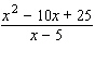 Reduce the following rational expression to lowest terms, if possible.   A)    B)    C)    D)    E)   