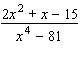 Reduce the following rational expression to lowest terms, if possible.   A)    B)    C)    D)    E)   