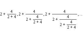 Simplify each term in the following sequence.   A)    B)    C)    D)    E)   