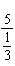 Simplify the complex fraction.  