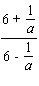 Simplify the complex fraction.  