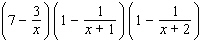 Simplify inside the parentheses first, then multiply.  