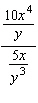 Simplify the complex fraction.  